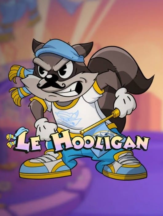 Le Hooligan – cluster pays-slot från Hacksaw Gaming med en fransk tvättbjörn